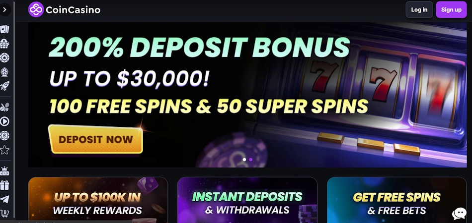 CoinCasino – Paras nettikasino kryptopelaajille